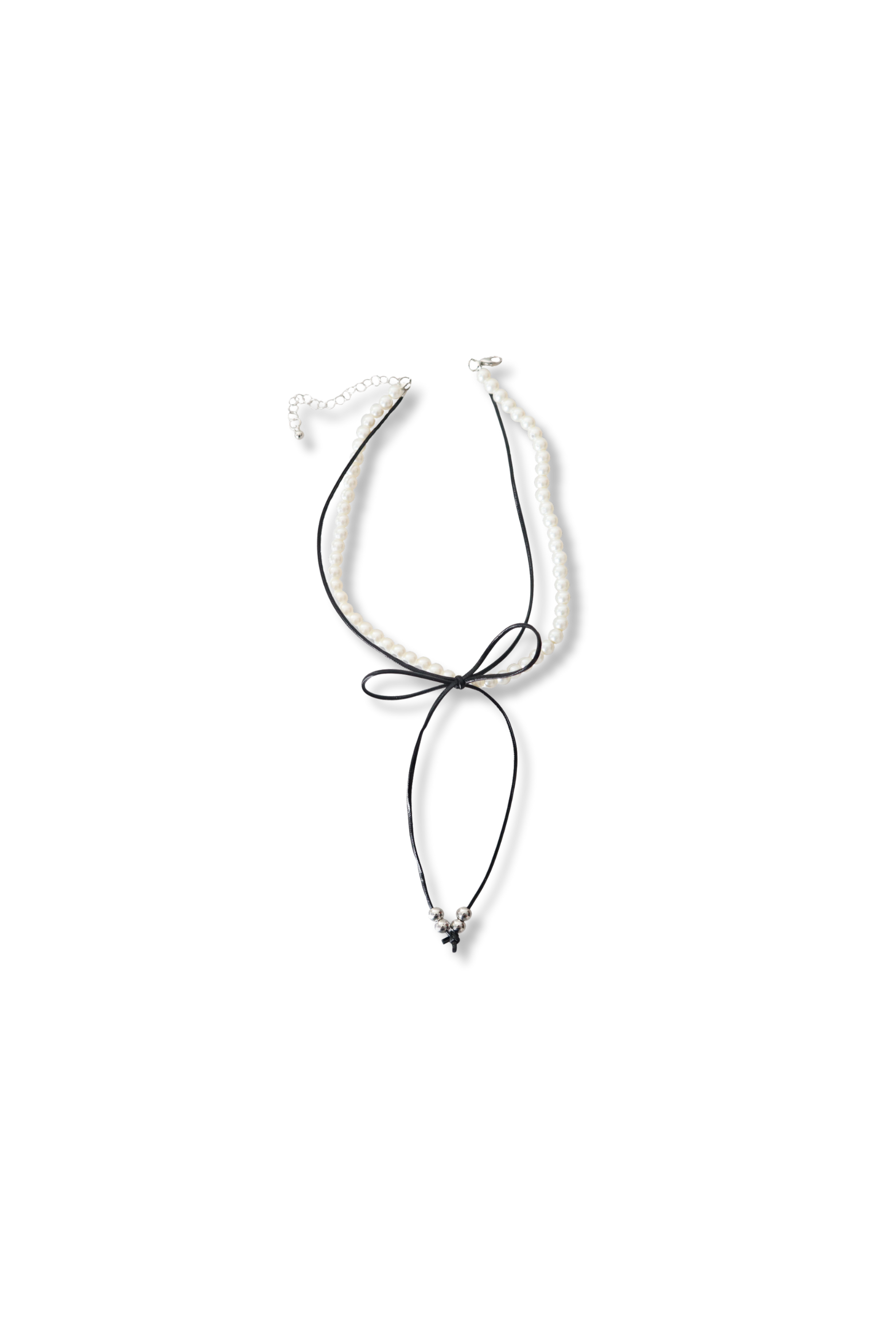 Pearl Duet Tie Choker