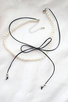 Pearl Duet Tie Choker by Fairyberry