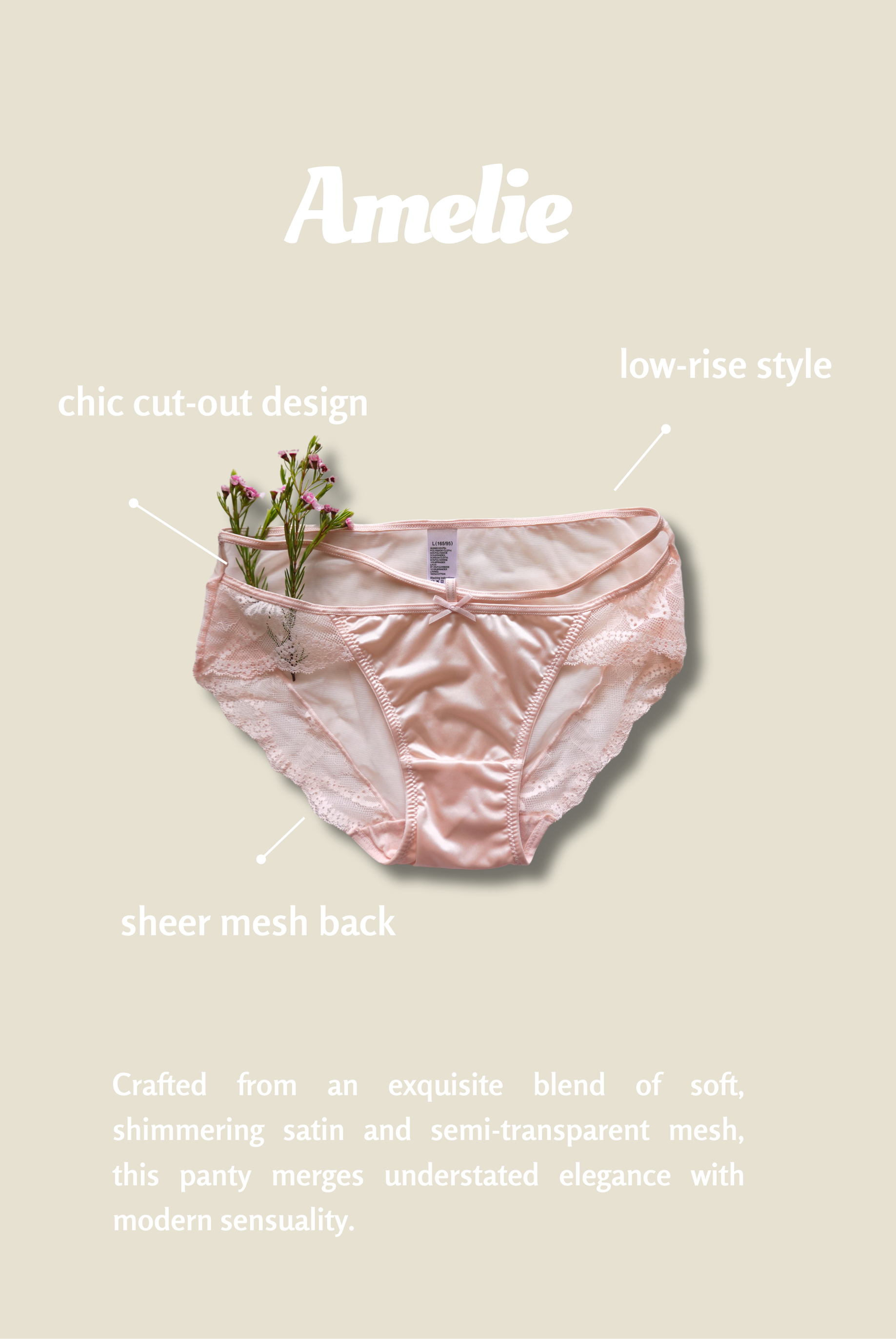 Amelie pink Knicker by fairyberry