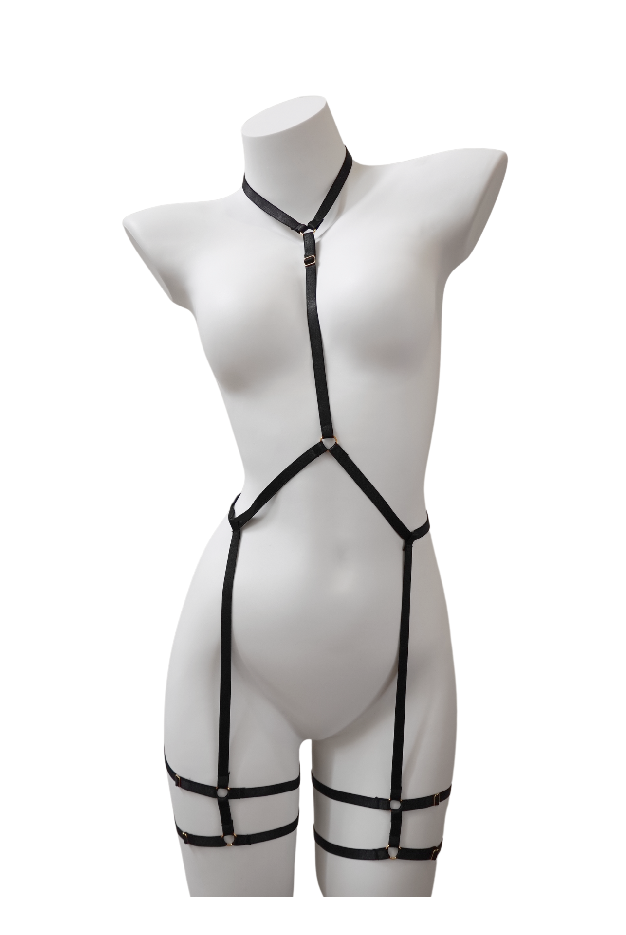 Noa Full Body Bondage harness Black